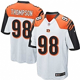Nike Men & Women & Youth Bengals #98 Thompson White Team Color Game Jersey